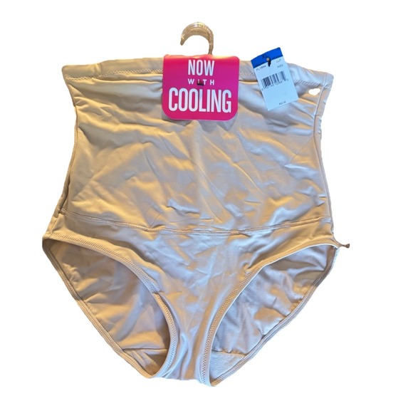 Maidenform Cool Comfort Beige High Waist‎ Shaping Briefs Size XL NEW - Picture 1 of 5